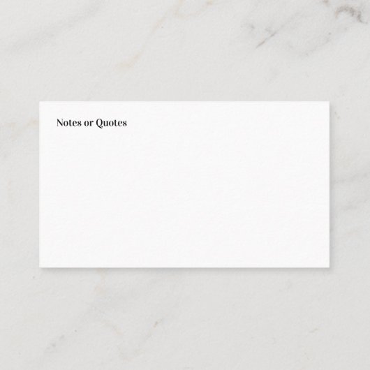 Bodenreinigung Berufliche, einfache Visitenkarten Visitenkarte (Rückseite)