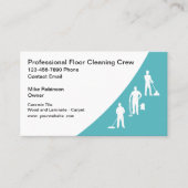 Bodenreinigung Berufliche, einfache Visitenkarten Visitenkarte (Vorderseite)
