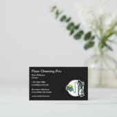 Bodenreinigung Berufliche Visitenkarten Visitenkarte (Stehend Vorderseite)