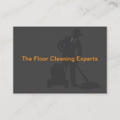 Bodenreinigung Moderne Visitenkarten Visitenkarte (Vorderseite)
