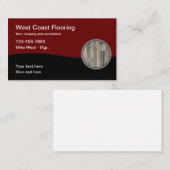 Bodenreinigung und Montage Visitenkarte (Vorne/Hinten)