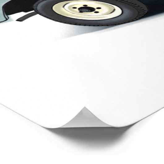 Bodenrennen Poster (Ecke)