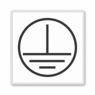 Bodenschutzschild Aufkleber