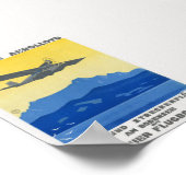 Bodensee Aerolloyd Vintage Poster 1925 (Ecke)