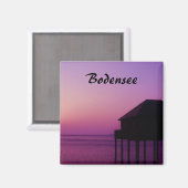 Bodensee bei Sonnenuntergang Souvenir Magnet (Vorderseite/Rückseite)