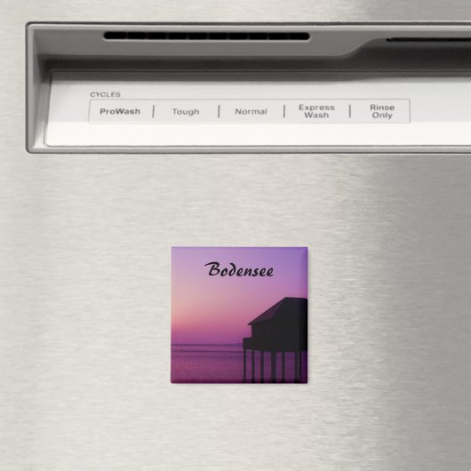 Bodensee bei Sonnenuntergang Souvenir Magnet (In Situ (Geschirrspüler))