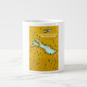 Bodensee Deutschland, Österreich und Schweiz Jumbo-Tasse