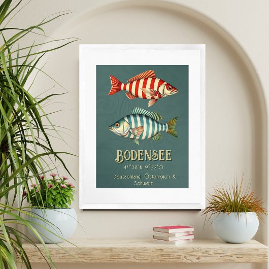 Bodensee-Fischplakat Poster
