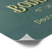 Bodensee-Fischplakat Poster (Ecke)