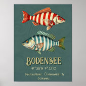 Bodensee-Fischplakat Poster (Vorne)