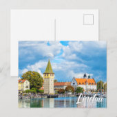 Bodensee, Lindau, Deutschland Postkarte (Vorne/Hinten)