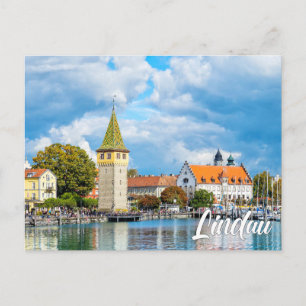 Bodensee, Lindau, Deutschland Postkarte