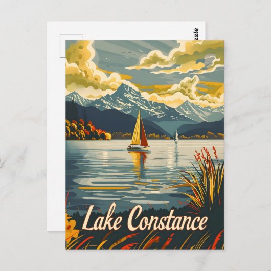 Bodensee Postkarte (Vorne/Hinten)