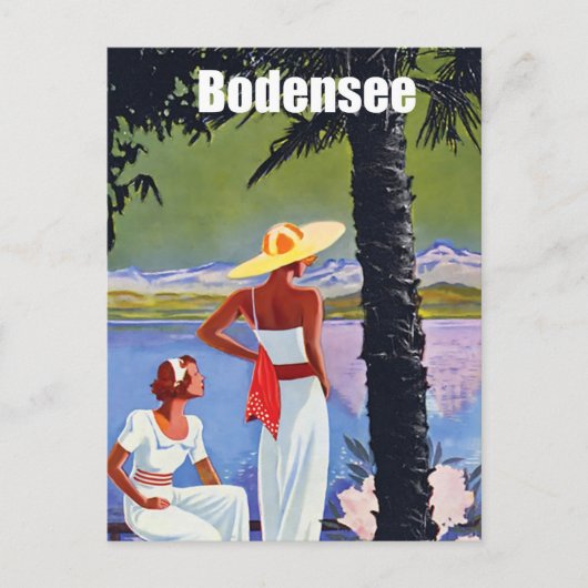 Bodensee See, Deutschland Postkarte (Vorderseite)