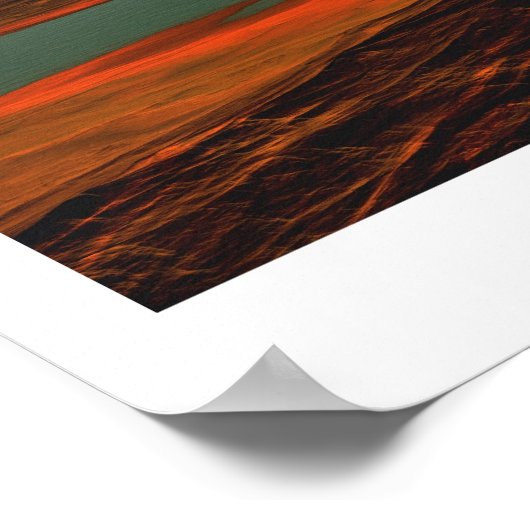 Bodenströme, Lichtwege Poster (Ecke)