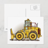 Bodenverdichtungskarte Postkarte (Vorne/Hinten)