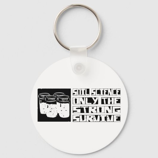 Bodenwissenschaft überlebt schlüsselanhänger (Vorderseite)