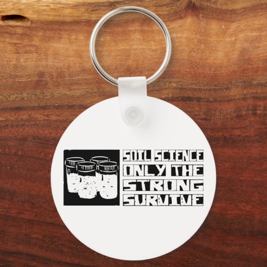 Bodenwissenschaft überlebt schlüsselanhänger (Vorderseite)