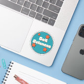 Bodenwissenschaften Aufkleber (Laptop mit iPhone)