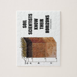 Bodenwissenschaftler kennen ihre Horizonte Puzzle