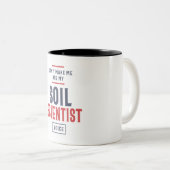 Bodenwissenschaftler Zweifarbige Tasse (VorderseiteRechts)