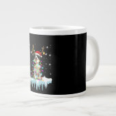 Boder Colline Rentier Weihnachtsgeschenk Jumbo-Tasse (Vorderseite Rechts)