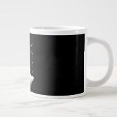 Boder Colline Rentier Weihnachtsgeschenk Jumbo-Tasse (Rechts)