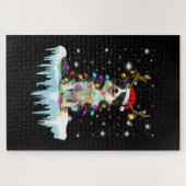 Boder Colline Rentier Weihnachtsgeschenk Puzzle (Horizontal)