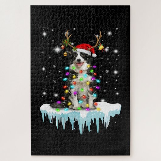 Boder Colline Rentier Weihnachtsgeschenk Puzzle (Vertikal)
