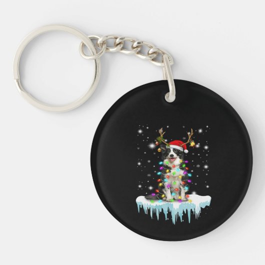 Boder Colline Rentier Weihnachtsgeschenk Schlüsselanhänger (Vorderseite)
