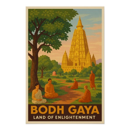Bodh Gaya - Land der Erleuchtung Poster (Vorderseite)