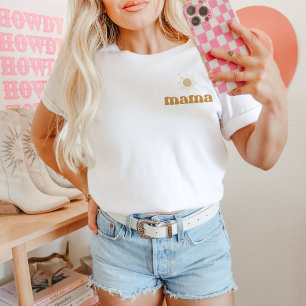 BODHI Boho Sun Retro Ein glücklicher Typ Mama T-Shirt