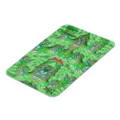 BODHI ~CHRISTMAS Karte Hell! ~ Rotes grünes Gelb Magnet (Linke Seite)