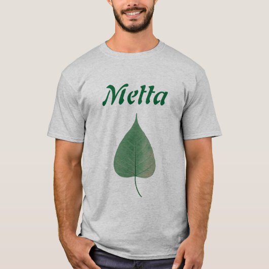 Bodhi Leaf, Metta - Individuell T-Shirt (Vorderseite)