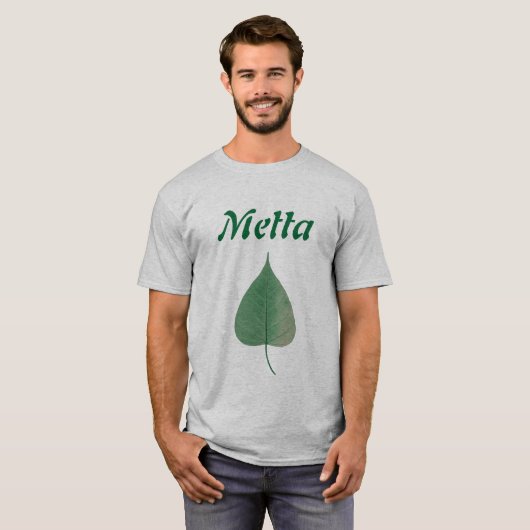 Bodhi Leaf, Metta - Individuell T-Shirt (Vorne ganz)