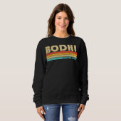 BODHI Name Personalisiert Funny Retro Vintag Birth Sweatshirt (Vorne ganz)