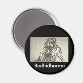 Bodhidharma 1 magnet (Vorderseite/Rückseite)