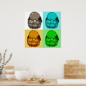 Bodhidharma Pop Art Poster (Küche)