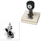 Bodhisattva aus der Briefmarke des Mitgefühl-Kauts Gummistempel (Stempel)
