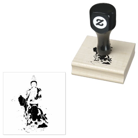 Bodhisattva aus der Briefmarke des Mitgefühl-Kauts Gummistempel (Stempel)