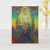 bodhisattva digital 2011 as greeting card karte (Gelbe Blume)