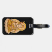 Bodhisattva Fine Art Gepäckanhänger (Rückseite horizontal)