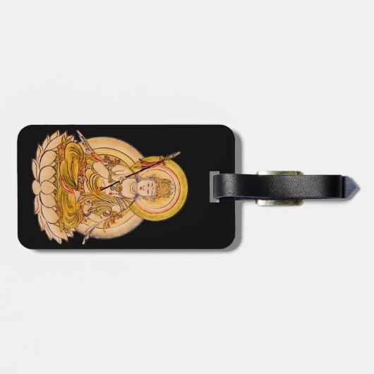 Bodhisattva Fine Art Gepäckanhänger (Rückseite horizontal)