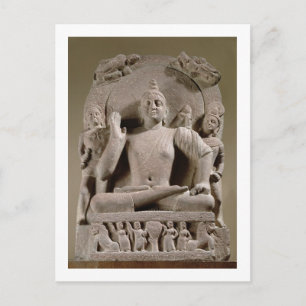 Bodhisattva, Mathura (roter Sandstein) Postkarte