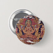 Bodhisattva Prajnaparamita "durch Indischer Maler Button (Vorne & Hinten)