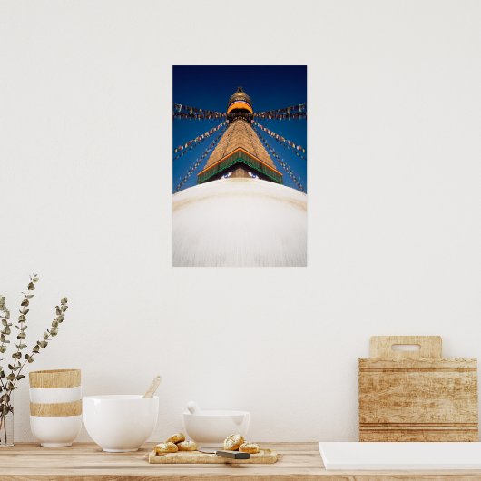 Bodhnath Stupa Poster (Küche)