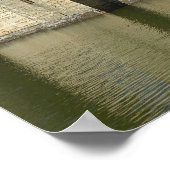 Bodiam Castle (1385), reflected in moat, East Poster (Ecke)