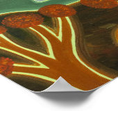 Bodiam Castle by Moonlight 2010 Poster (Ecke)