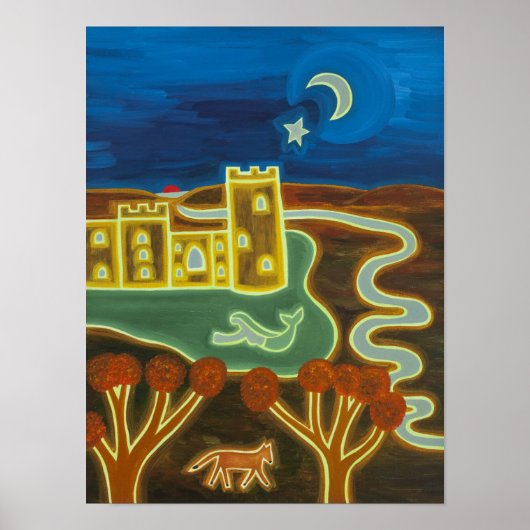 Bodiam Castle by Moonlight 2010 Poster (Vorne)