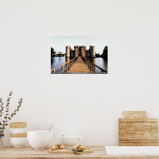 Bodiam Castle, Kent, England Poster (Küche)